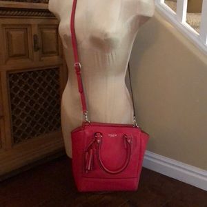Hot pink Coach crossbody